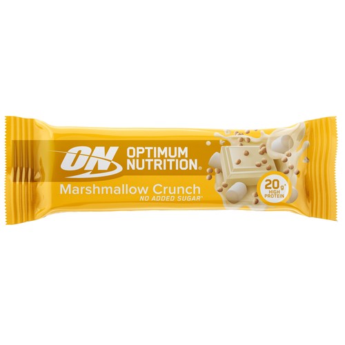 OPTIMUM NUTRITION Barrita de proteína crunch marshmallow 65 g.