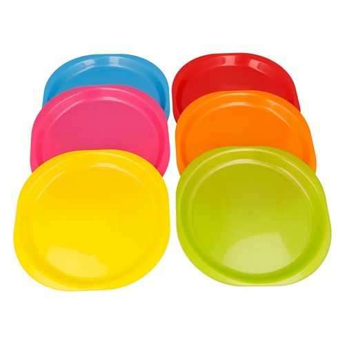 Set de 6 platos de plástico, STOR Picnic.