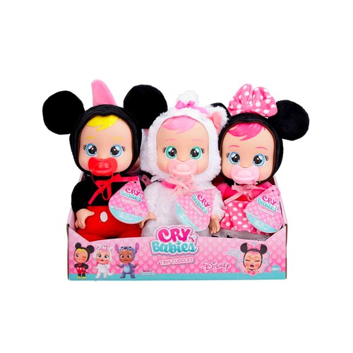 Muñeca Blandita 20 Cms BEBÉS LLORONES Tiny Cuddles Disney +18 meses