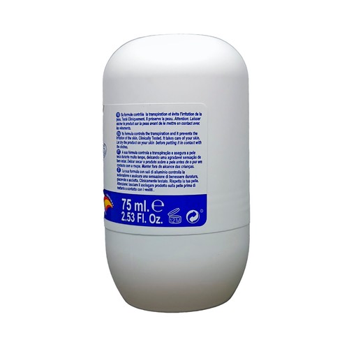 NUKY Desodorante roll on para hombre con protección antitranspirante 75 ml.