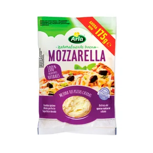 ARLA queso rallado mozzarella 175g. 