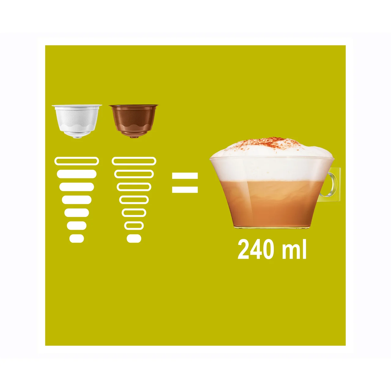 Café en cápsulas Cappuccino I3, 16 uds.