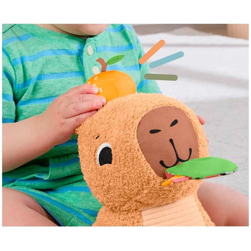 FISHER PRICE  Capibara estímulos y Juego de Peluche interactivo +3 Meses