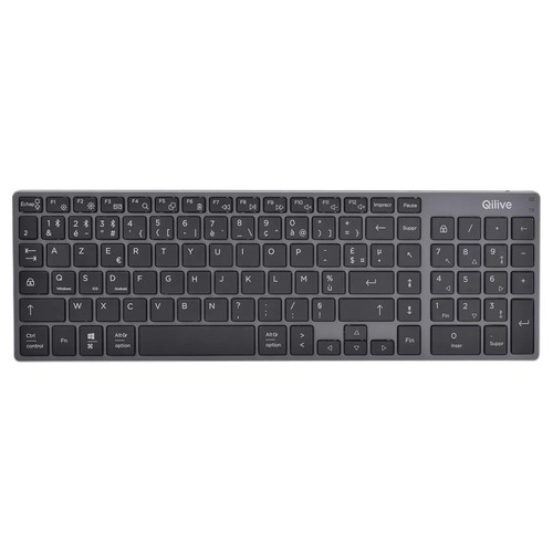 Teclado Bluetooth inalámbrico silencioso QILIVE Q.3493.