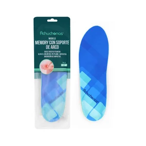Plantillas memory con soporte de arco, ideal fascitis plantar ACHUCHONAS, talla 41/42.