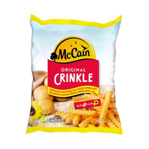 Imagen de McCAIN Patatas fritas onduladas, prefritas y ultracongeladas 750 g.