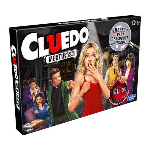 Juego de mesa de investigación y misterio Cluedo Mentiroso, de 2a 6 jugadores, HASBRO Gaming.