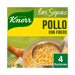 KNORR Sopa de pollo con fideos KNORR sobre de 63 g.