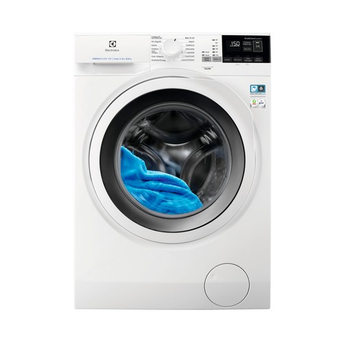 Lavadora secadora ELECTROLUX EW7W4858OB, capacidad lavado/secado: 8KG-5KG, clasificación energética: E, 1400 rpm, H: 84,7cm, A: 59,7cm, F: 55,1cm.