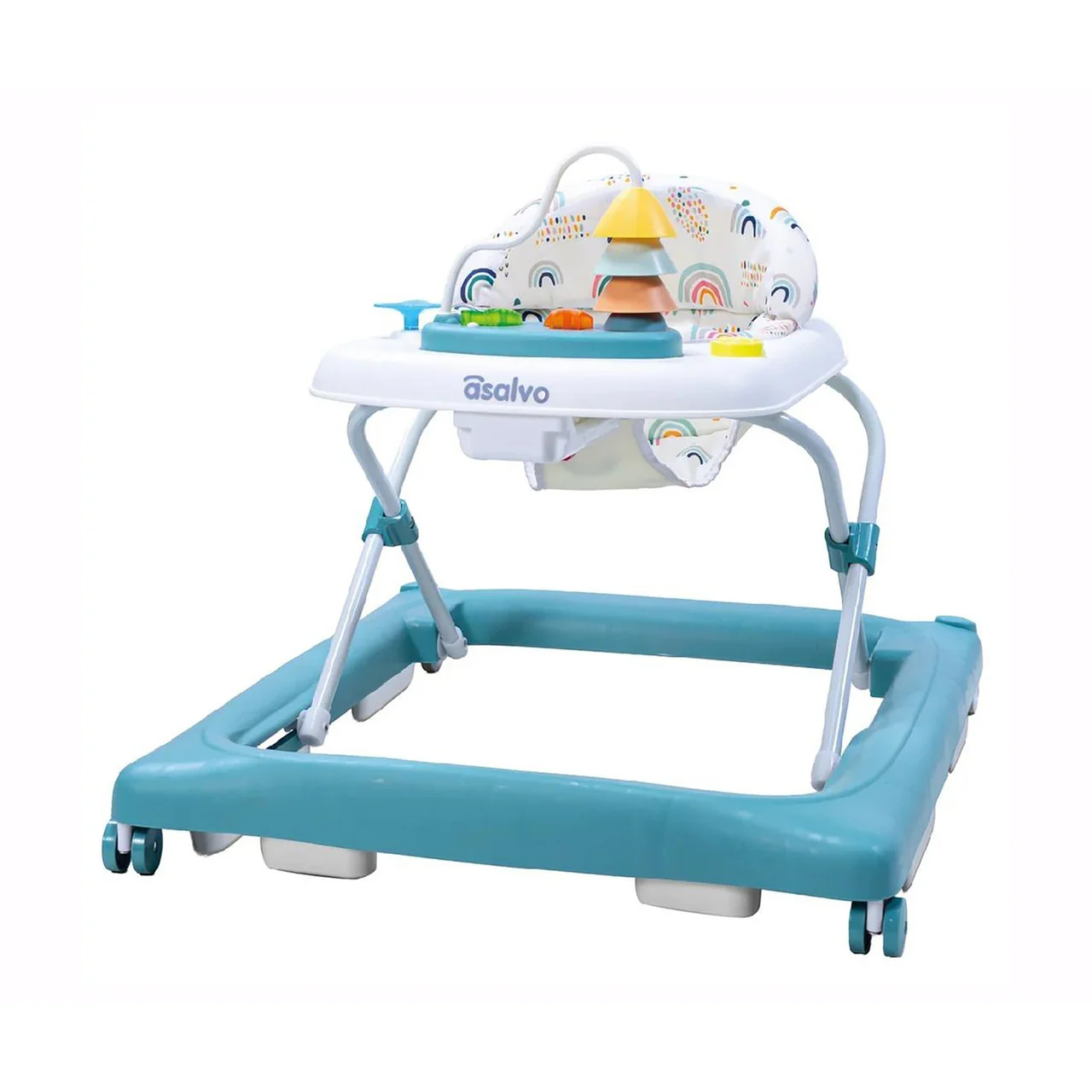 Andador básico fun arcoiris, andandor evolutivo, panel interactivo, +6 meses