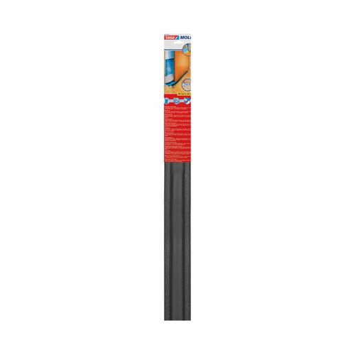 Doble rollo aislante bajo puertas, 95cm x 25mm, color gris, TESA TesaMoll Double roll.