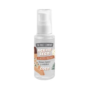 THE FRUIT COMPANY Aceite seco con 5 aceites vegetales (repara, hidrata y embellece) con aroma a coco 40 ml.