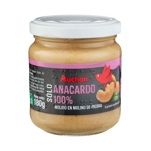 PRODUCTO ALCAMPO Crema de anacardo elaborada sin gluten 180 g