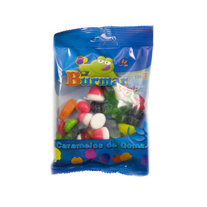 BURMAR Caramelos de goma, mini mix brillo BURMAR 100 g.