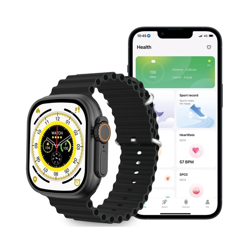 Smartwatch KSIX urban plus, color ngro.