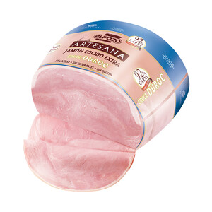 Imagen de EL POZO 1954 Jamón cocido extra de jamones 100% nacionales cruce Duroc - Loncha normal 2 a 3 mm