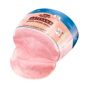 EL POZO 1954 Jamón cocido extra de jamones 100% nacionales cruce Duroc - Loncha normal 2 a 3 mm