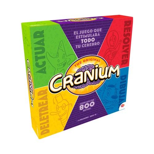 Cranium, el juego que estimulará todo tu cerebro., 4 Jugadores o más +12 Años BIZAK
