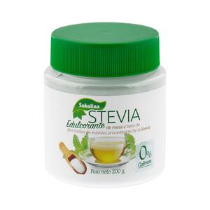 Imagen de SUKALIA Stevia edulcorante en polvo, 200 g.