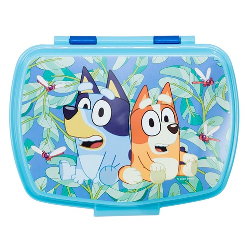 Sandwichera de plastico rectangular de Bluey, STOR