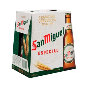 SAN MIGUEL Cerveza  pack 6 uds. x 25 cl.