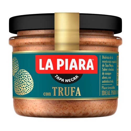 LA PIARA Paté con trufa LA PIARA Tapa Negra 110 g.