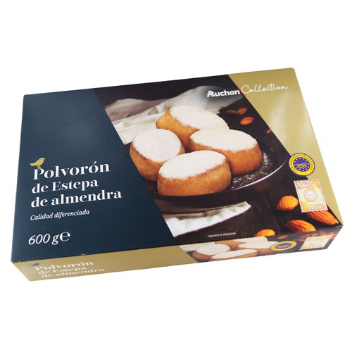 ALCAMPO GOURMET Polvorones de almendra con IGP Estepa 600 g.
