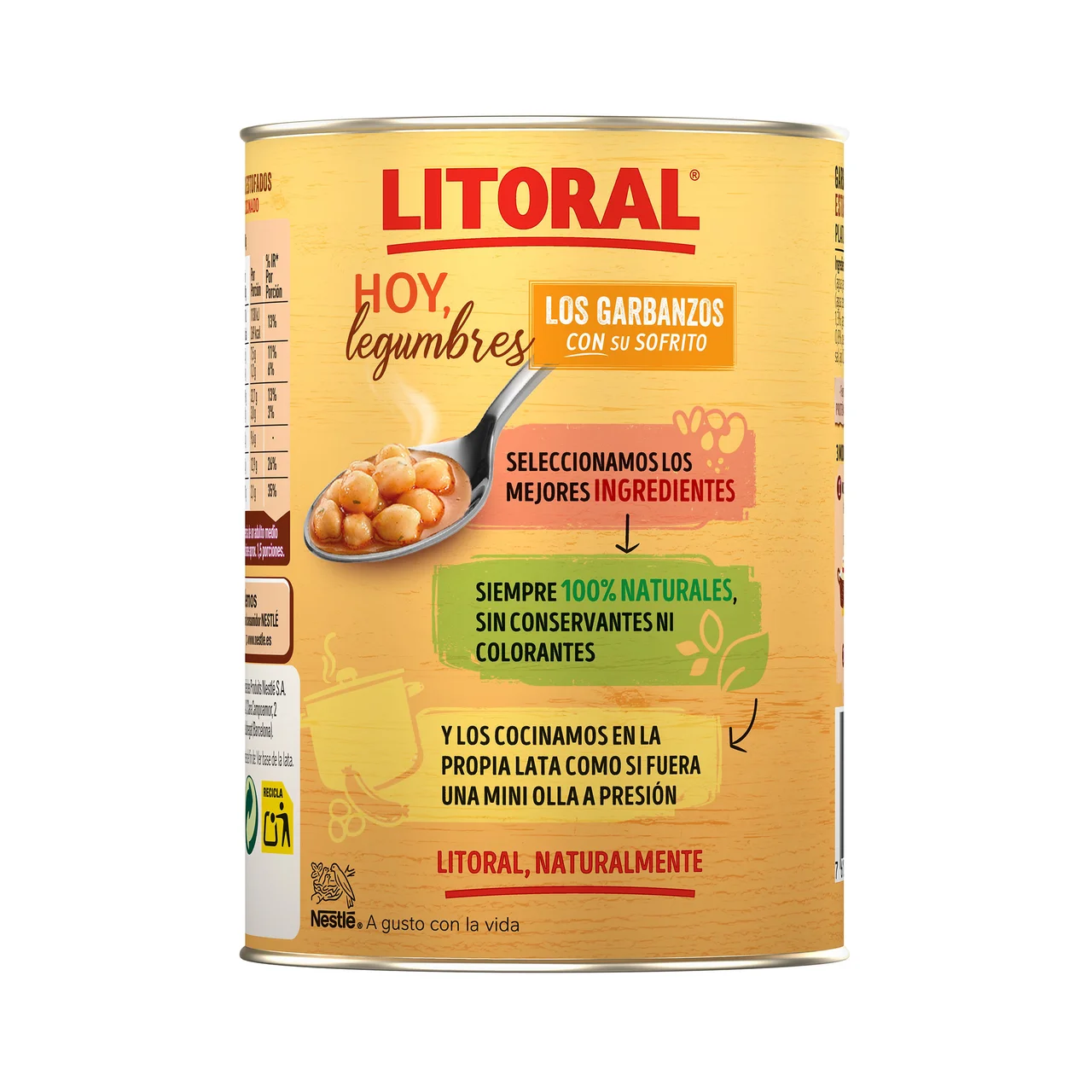 Garbanzos cocinados al estilo de la abuela 440 g.