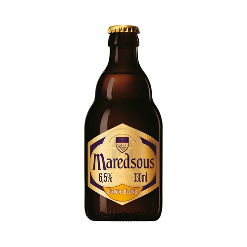 MAREDSOUS BLOND Cerveza tipo Abadía Belga Botella 33 cl.