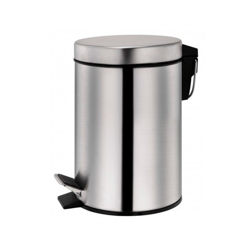 ACTUEL Cubo de basura de metal con pedal 35L