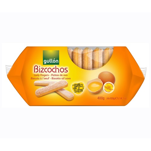 GULLÓN Galletas bizcocho 400 g.