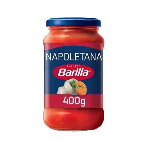 BARILLA Salsa Napoletana (Napolitana) con base de tomate BARILLA 400 g