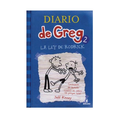 Diario de Greg 2: La Ley de Rodrick, JEFF KINNE. Género:juvenil. Editorial Molino.