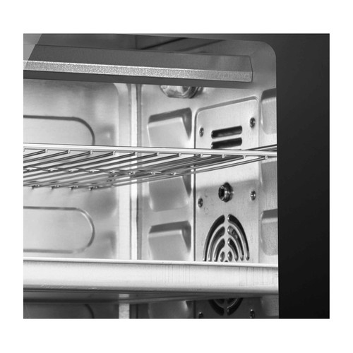 Horno de sobremesa con convección COMELEC HO 3800 IE, 1800W, capacidad 38L, luz interior.