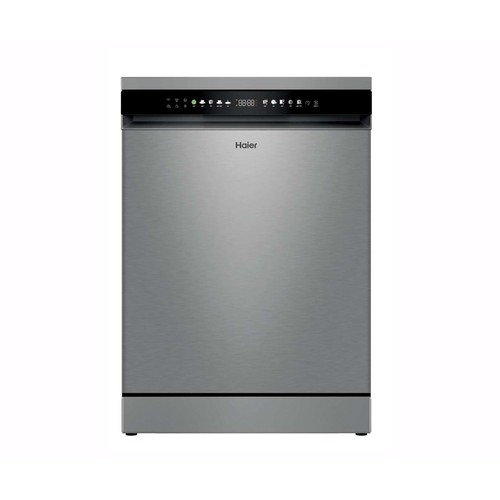 Lavavajillas HAIER XF 6C4F1X, Inox, 16 servicios, clasificación energética C, H: 85cm, A: 59,7cm, F: 59,8cm.