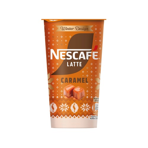 Bebida de café con leche y caramelo NESCAFÉ Latte 190 ml.