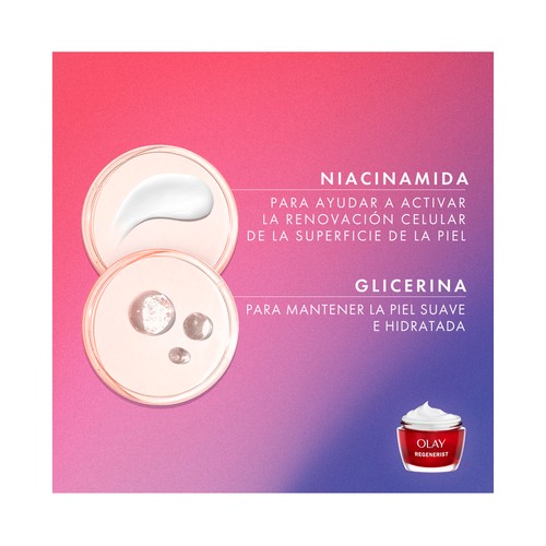 OLAY Caja con crema de día (50 ml) y crema de noche (50 ml) + masajeador facial.