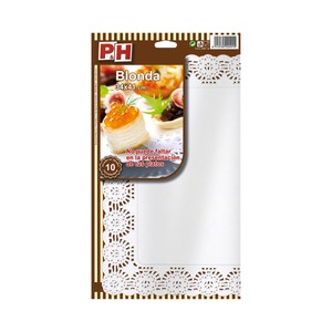 Imagen de Blondas rectangulares de 34x41 centímetros P&H 10 unidades.