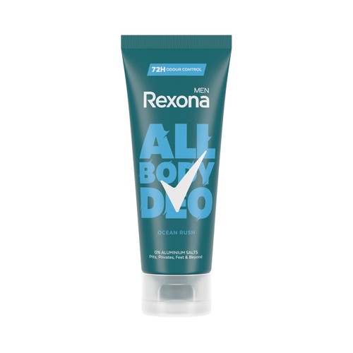 REXONA Men ocean rush Desodorante en crema para hombre, para todo el cuerpo 75 ml.