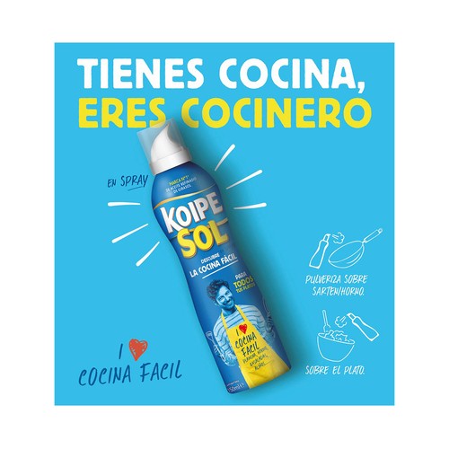 KOIPE Sol Aceite de girasol en spray, 150 ml.