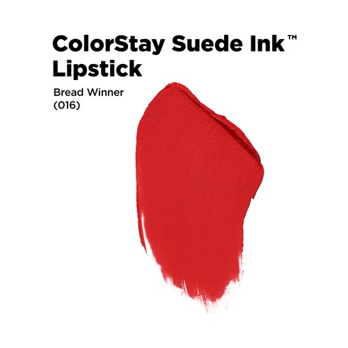 REVLON Colorstay suede ink Tono 016 Bread winner Barra de labios de larga duración con acabado mate.