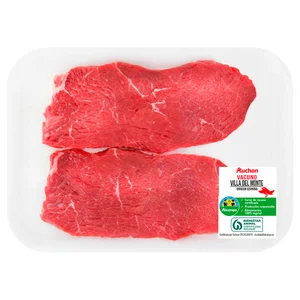 ALCAMPO CULTIVAMOS LO BUENO Filetes de 1ª A de vacuno Villa del monte, ideales para plancha o freir.