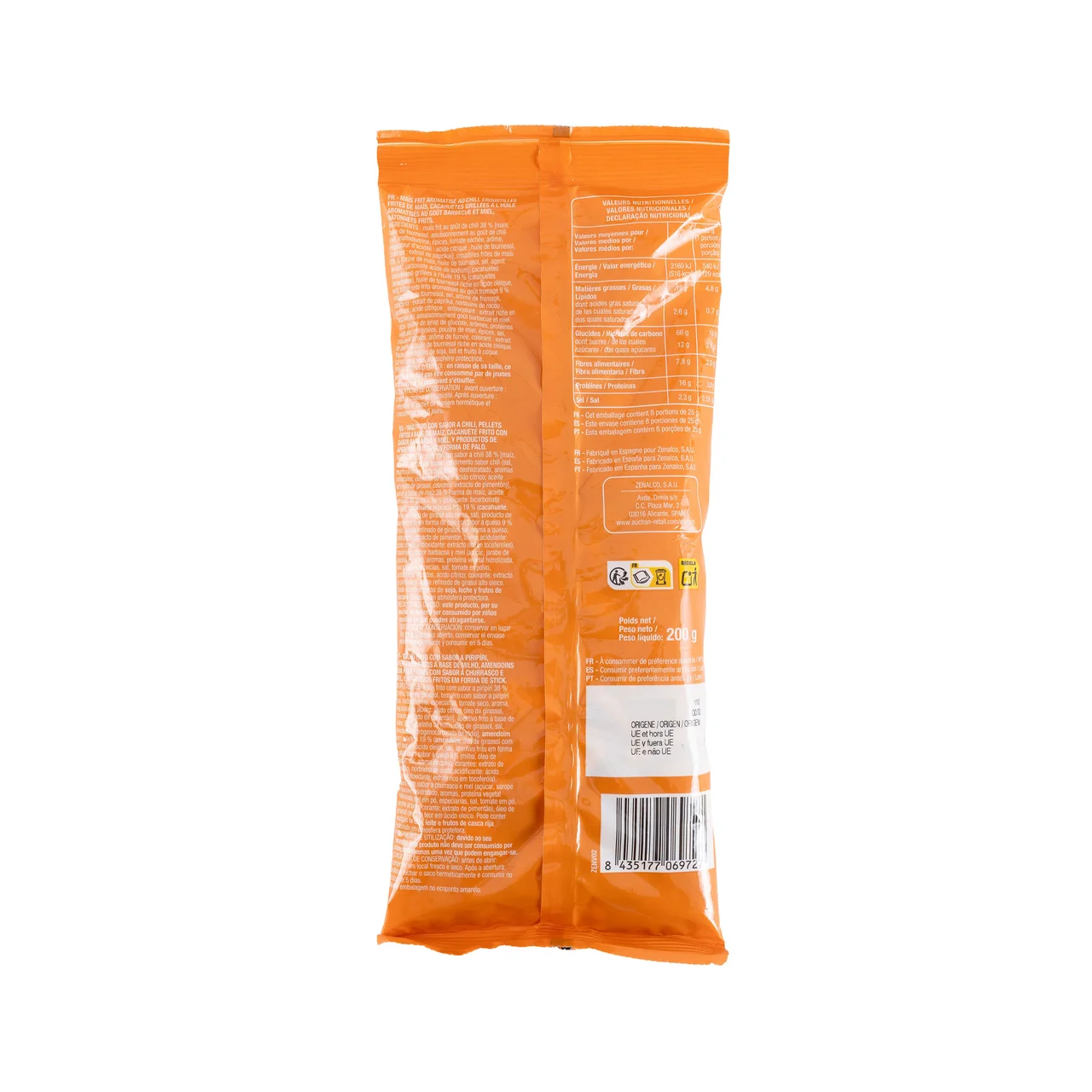 PRODUCTO ALCAMPO Surtido de frutos secos "Mix Ranch"  200 g