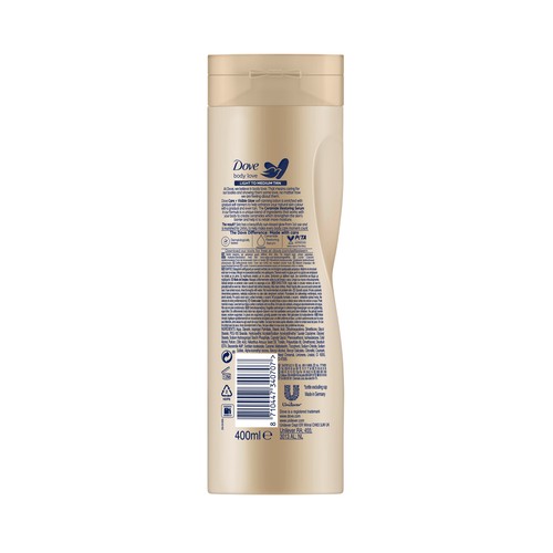 DOVE Loción autobronceadora para pieles claras 400 ml.