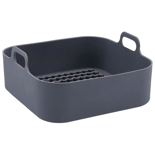 Molde 19x9cm silicona, cuadrado para freidora aire Naturalia. QUID