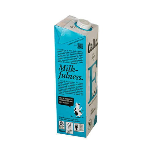 CELTA Leche entera de vaca con bienestar animal garantizado CELTA 1.5 l.