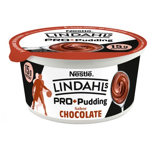 Pudding de chocolate con alto contenido en proteínas (15 g) LINDAHLS de Nestlé 150 g.