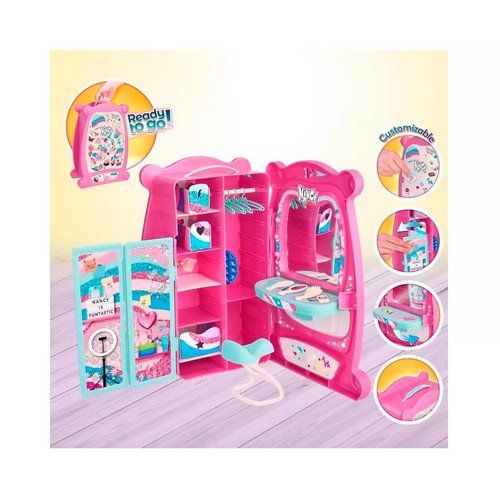 NANCY Vanity Closet, ropero vestidor para muñecas +4 Años