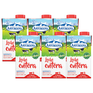precios Central Lechera Asturiana Leche De Vaca Entera De Origen Español 6 X 500 Ml. en Alcampo