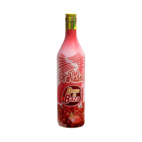 DAMA DE BAZA Bebida refrescante de granadina botella de 1 l.